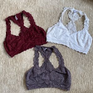 Lacey Racerback Bralettes